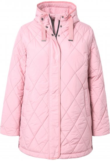 Ulla Popken HYPRAR Quilted Water-Repellent Jacket Soft Dusty Rose - Jackor - 