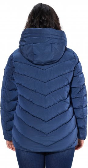 Ulla Popken HYPRAR Quilted Puffer Jacket Navy - Jackor - 