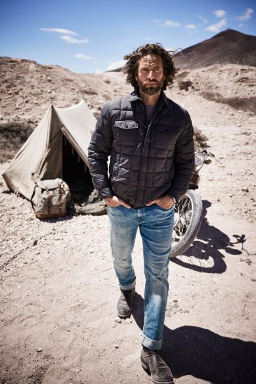 JP1880 Quilted Shirt Collar Jacket TALL Anthracite - TALL jackor - 