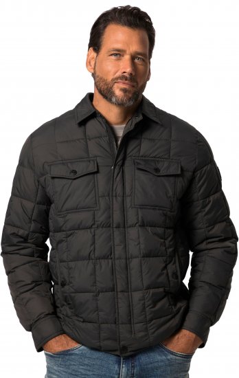 JP1880 Quilted Shirt Collar Jacket TALL Anthracite - TALL jackor - 