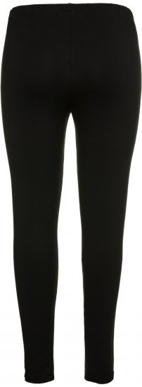 Ulla Popken Basic Stretch Knit Ankle Length Leggings Black - Jeans & Byxor i Stora Storlekar – Plus Size - 