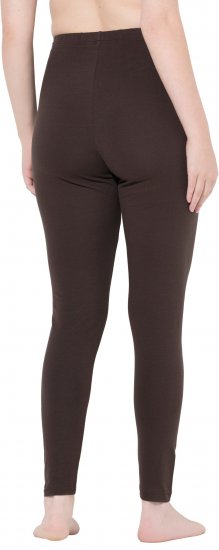 Ulla Popken Basic Stretch Knit Ankle Length Leggings Pine Brown - Jeans & Byxor i Stora Storlekar – Plus Size - 