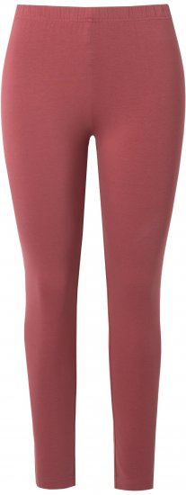 Ulla Popken Basic Stretch Knit Ankle Length Leggings Brick Red - Jeans & Byxor i Stora Storlekar – Plus Size - 
