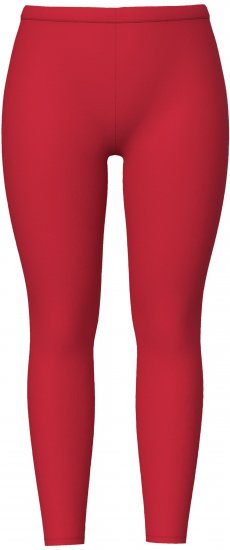 Ulla Popken Basic Stretch Knit Ankle Length Leggings Salsa Red - Jeans & Byxor i Stora Storlekar – Plus Size - 