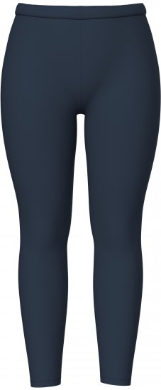 Ulla Popken Basic Stretch Knit Ankle Length Leggings Navy - Jeans & Byxor i Stora Storlekar – Plus Size - 
