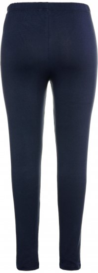 Ulla Popken Basic Stretch Knit Ankle Length Leggings Navy - Jeans & Byxor i Stora Storlekar – Plus Size - 