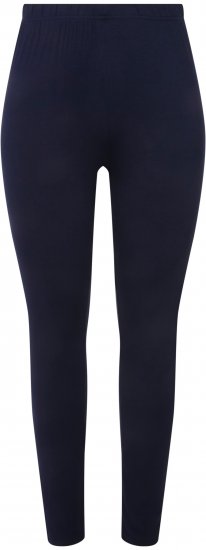Ulla Popken Viscose Spandex Leggings Night Blue - Jeans & Byxor i Stora Storlekar – Plus Size - 