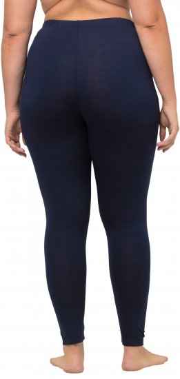 Ulla Popken Viscose Spandex Leggings Night Blue - Jeans & Byxor i Stora Storlekar – Plus Size - 