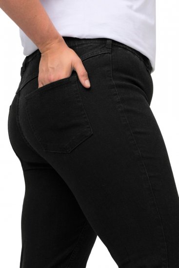 Ulla Popken Denim Look All Elastic Pocket Sienna Jeggings Black - Ulla Popken - Ulla Popken – tysk plus size-mode