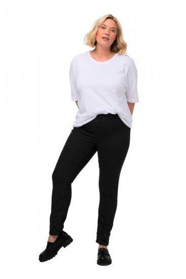 Ulla Popken Denim Look All Elastic Pocket Sienna Jeggings Black - Ulla Popken - Ulla Popken – tysk plus size-mode
