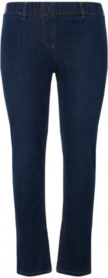 Ulla Popken Denim Look All Elastic Pocket Sienna Jeggings Blue Denim - Jeans & Byxor i Stora Storlekar – Plus Size - 