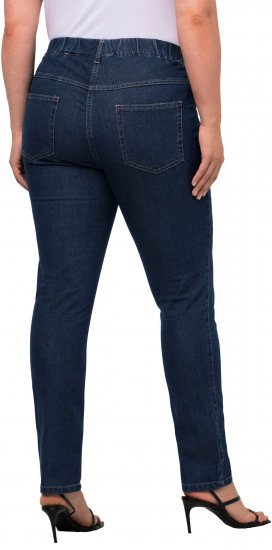 Ulla Popken Denim Look All Elastic Pocket Sienna Jeggings Blue Denim - Jeans & Byxor i Stora Storlekar – Plus Size - 