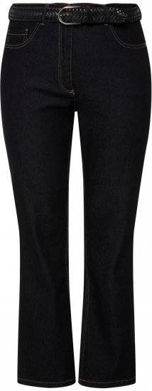 Ulla Popken Regular Fit Mandy Stretch Jeans Dark Blue Denim - Jeans & Byxor i Stora Storlekar – Plus Size - 