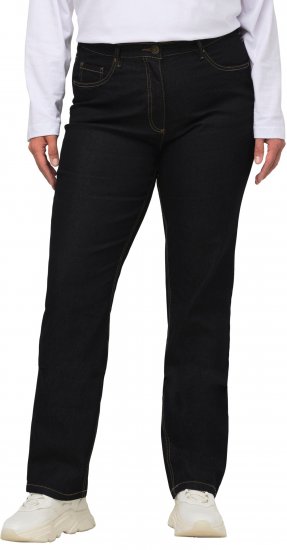 Ulla Popken Regular Fit Mandy Stretch Jeans Dark Blue Denim - Jeans & Byxor i Stora Storlekar – Plus Size - 