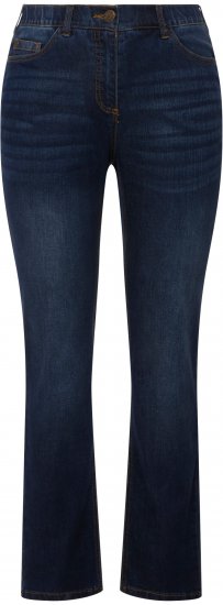 Ulla Popken Sammy Fit Slim Leg Stretch Jeans Blue Denim - Jeans & Byxor i Stora Storlekar – Plus Size - 