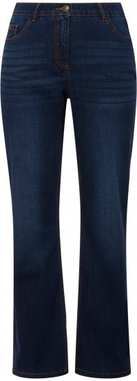 Ulla Popken Straight Leg Mandy Fit Stretch Jeans Blue Denim - Jeans & Byxor i Stora Storlekar – Plus Size - 