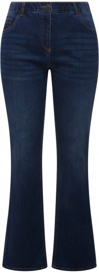 Ulla Popken Marie Fit Bootcut Stretch Jeans Blue Denim - Jeans & Byxor i Stora Storlekar – Plus Size - 