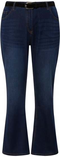 Ulla Popken Marie Fit Bootcut Stretch Jeans Blue Denim - Jeans & Byxor i Stora Storlekar – Plus Size - 
