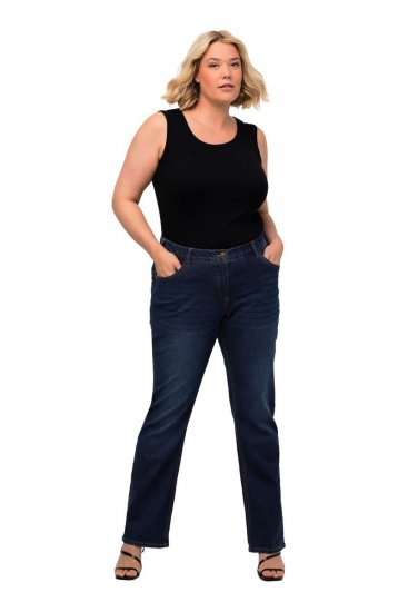 Ulla Popken Marie Fit Bootcut Stretch Jeans Blue Denim - Ulla Popken - Ulla Popken – tysk plus size-mode