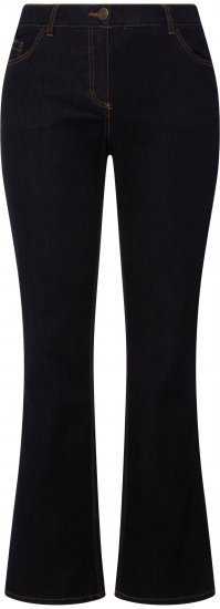 Ulla Popken Marie Fit Bootcut Stretch Jeans Dark Blue Denim - Jeans & Byxor i Stora Storlekar – Plus Size - 