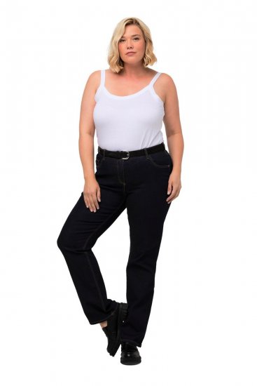 Ulla Popken Marie Fit Bootcut Stretch Jeans Dark Blue Denim - Ulla Popken - Ulla Popken – tysk plus size-mode