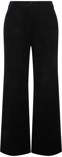 Ulla Popken Mary Fit Wide Leg Stretch Jeans Black - Jeans & Byxor i Stora Storlekar – Plus Size - 
