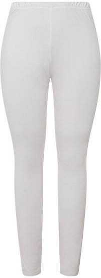 Ulla Popken Quick Dry Moisture Wicking Stretch Ski Leggings Snow White - Jeans & Byxor i Stora Storlekar – Plus Size - 