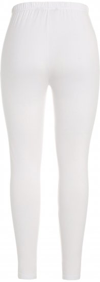 Ulla Popken Quick Dry Moisture Wicking Stretch Ski Leggings Snow White - Jeans & Byxor i Stora Storlekar – Plus Size - 