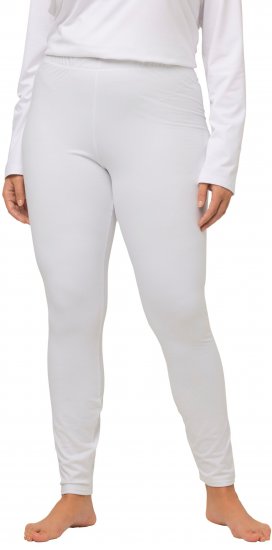 Ulla Popken Quick Dry Moisture Wicking Stretch Ski Leggings Snow White - Jeans & Byxor i Stora Storlekar – Plus Size - 