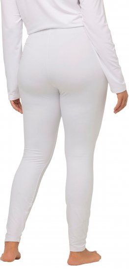 Ulla Popken Quick Dry Moisture Wicking Stretch Ski Leggings Snow White - Jeans & Byxor i Stora Storlekar – Plus Size - 
