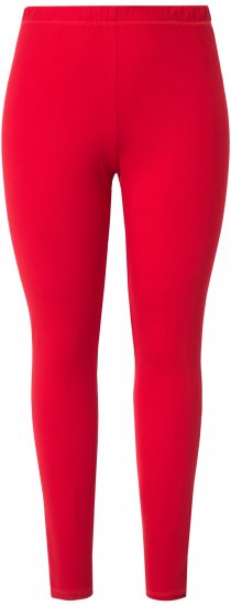 Ulla Popken Quick Dry Moisture Wicking Stretch Ski Leggings Salsa Red - Jeans & Byxor i Stora Storlekar – Plus Size - 