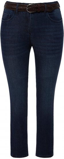 Ulla Popken Stretch Sarah Fit Skinny Jeans Blue Denim - Jeans & Byxor i Stora Storlekar – Plus Size - 