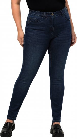 Ulla Popken Stretch Sarah Fit Skinny Jeans Blue Denim - Jeans & Byxor i Stora Storlekar – Plus Size - 