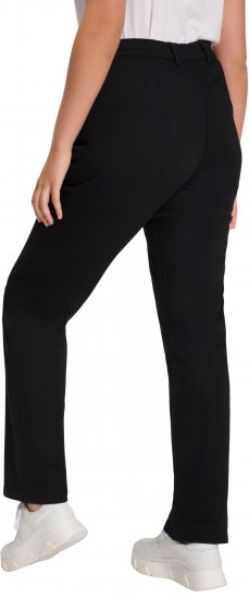 Ulla Popken Basic Mony Tapered Leg Stretch Pants Black - Jeans & Byxor i Stora Storlekar – Plus Size - 