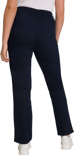 Ulla Popken Basic Mony Tapered Leg Stretch Pants Navy - Jeans & Byxor i Stora Storlekar – Plus Size - 