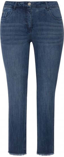 Ulla Popken Positive Thoughts Slim Leg Sarah Fit Stretch Jeans Blue Denim - DAMKLÄDER 40-66 - 