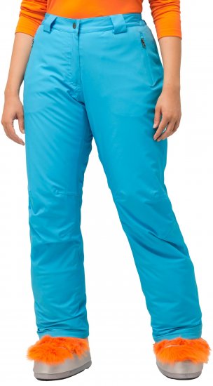 Ulla Popken Thermal Triple-Function Pants Bright Turquoise - Jeans & Byxor i Stora Storlekar – Plus Size - 