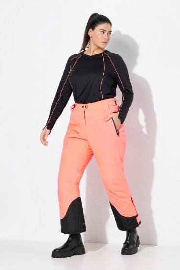 Ulla Popken HYPRAR Triple Function Ski Pants Neon Pink - Skidkläder - 