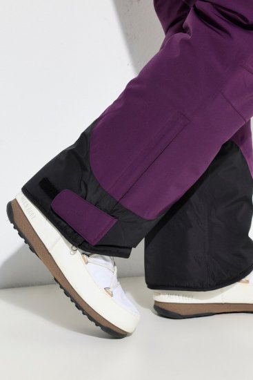 Ulla Popken HYPRAR Triple Function Ski Pants Grape Red - Skidkläder - 