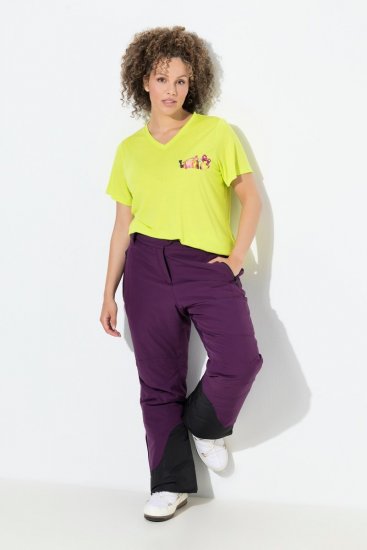 Ulla Popken HYPRAR Triple Function Ski Pants Grape Red - Skidkläder - 