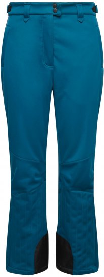 Ulla Popken Water Repellent Softshell Pants Dark Petrol - Jeans & Byxor i Stora Storlekar – Plus Size - 