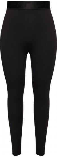 Ulla Popken Lightfit Quick Drying Leggings Black - Jeans & Byxor i Stora Storlekar – Plus Size - 