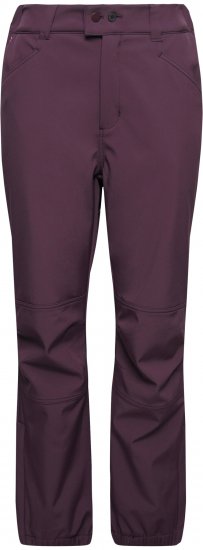 Ulla Popken Softshell Triple Function Fleece Lined Pants Dark Blackberry - Jeans & Byxor i Stora Storlekar – Plus Size - 