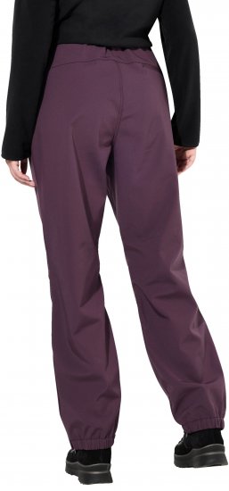 Ulla Popken Softshell Triple Function Fleece Lined Pants Dark Blackberry - Jeans & Byxor i Stora Storlekar – Plus Size - 