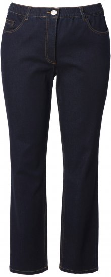 Ulla Popken Stretch Fit Jeans Dark Blue Denim - Jeans & Byxor i Stora Storlekar – Plus Size - 