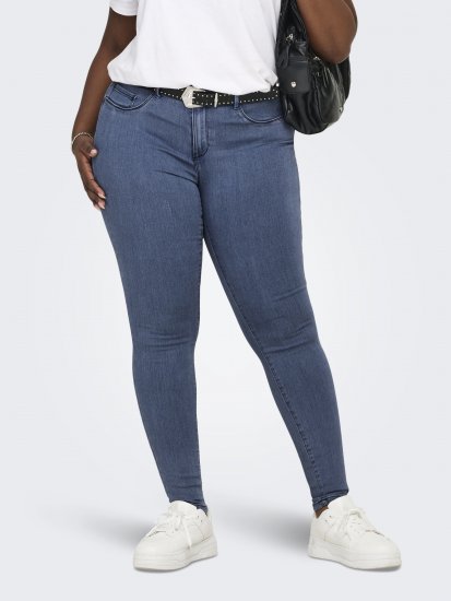 Only Carmakoma Thunder Life Skinny Fit Jeans Blue - Skinny fit - 