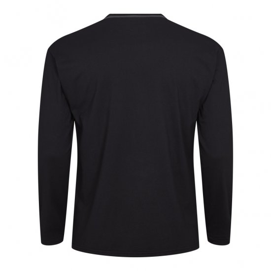 North Latitude Py Jersey O-Neck Long Sleeve Black - Långärmade T-shirts i stora storlekar - Långärmade T-shirts i stora storlekar