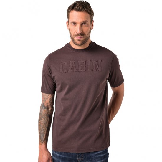 JP1880 T-Shirt Short Sleeve Cabin Mahogany Brown - T-shirts - Stora T-shirts - 2XL-14XL