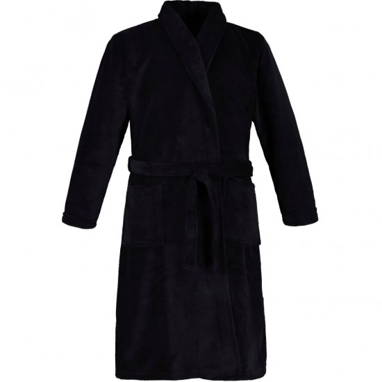 JP1880 Bathrobe with Spacious Patch Pockets Dark Navy - Underkläder & badkläder - Stora underkläder för män