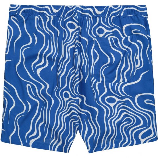 JP1880 Bermuda Shorts All-over Print Royal Blue - Shorts - Stora shorts W40-W60